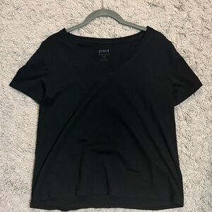 Pact Women's Classic Black Short Sleeve Tee